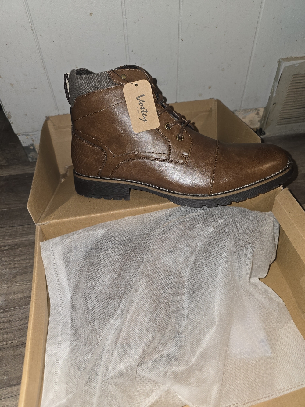 Entry Men's Tan/Brown Leather Chukka Boot